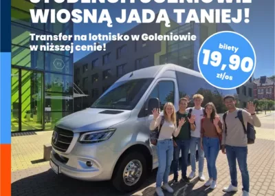 Studenci jadą taniej na lotnisko Goleniów